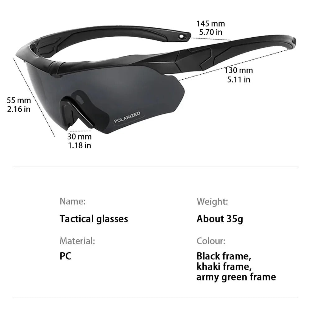 Gafas tácticas militares