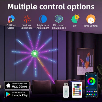 Tira LED Inteligente Neón con Control Remoto