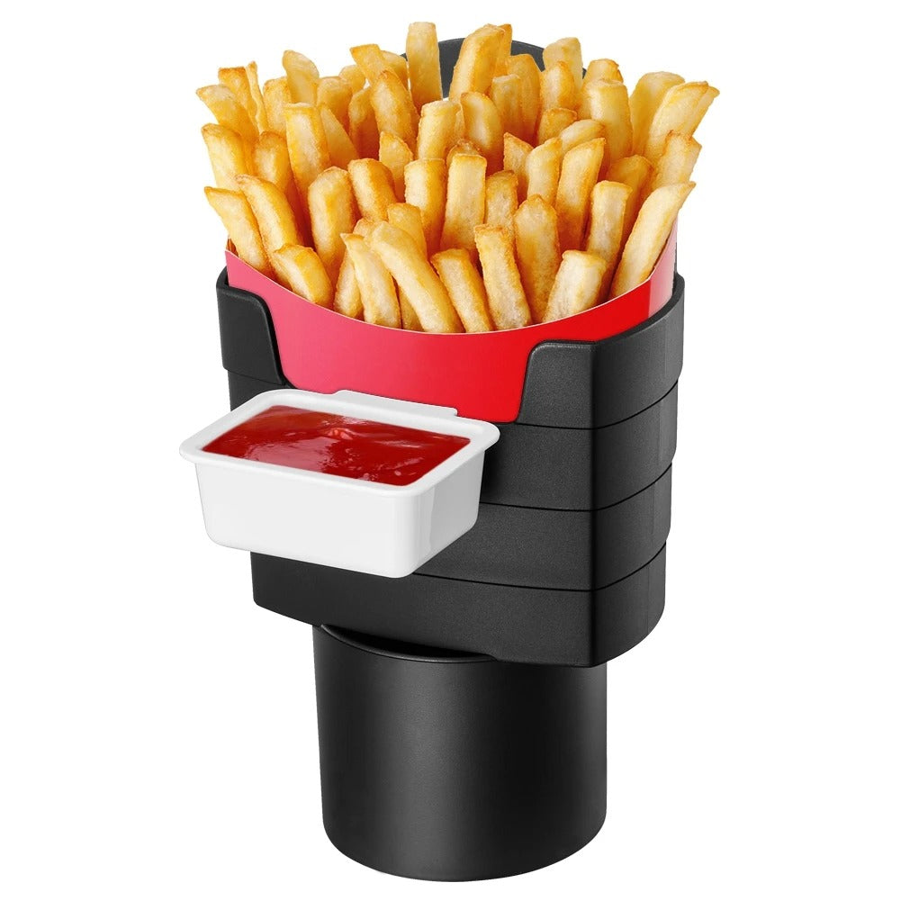 DriveSnack - Soporte para Ketchup y Patatas