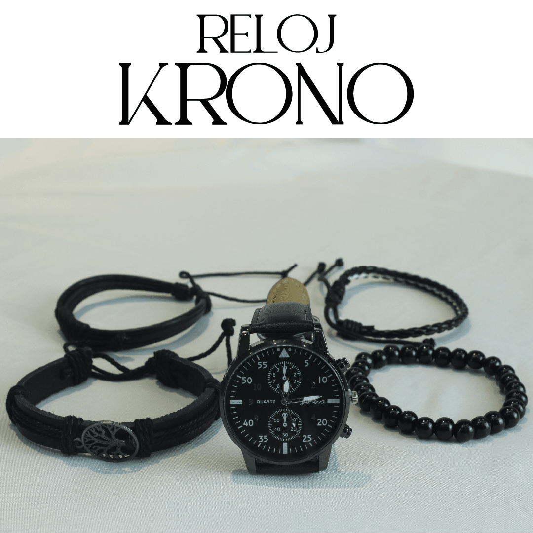 Kit Reloj Krono Hombre