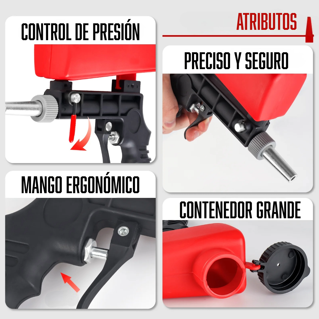 SANBLASTER PRO: La Pistola de Arena Profesional