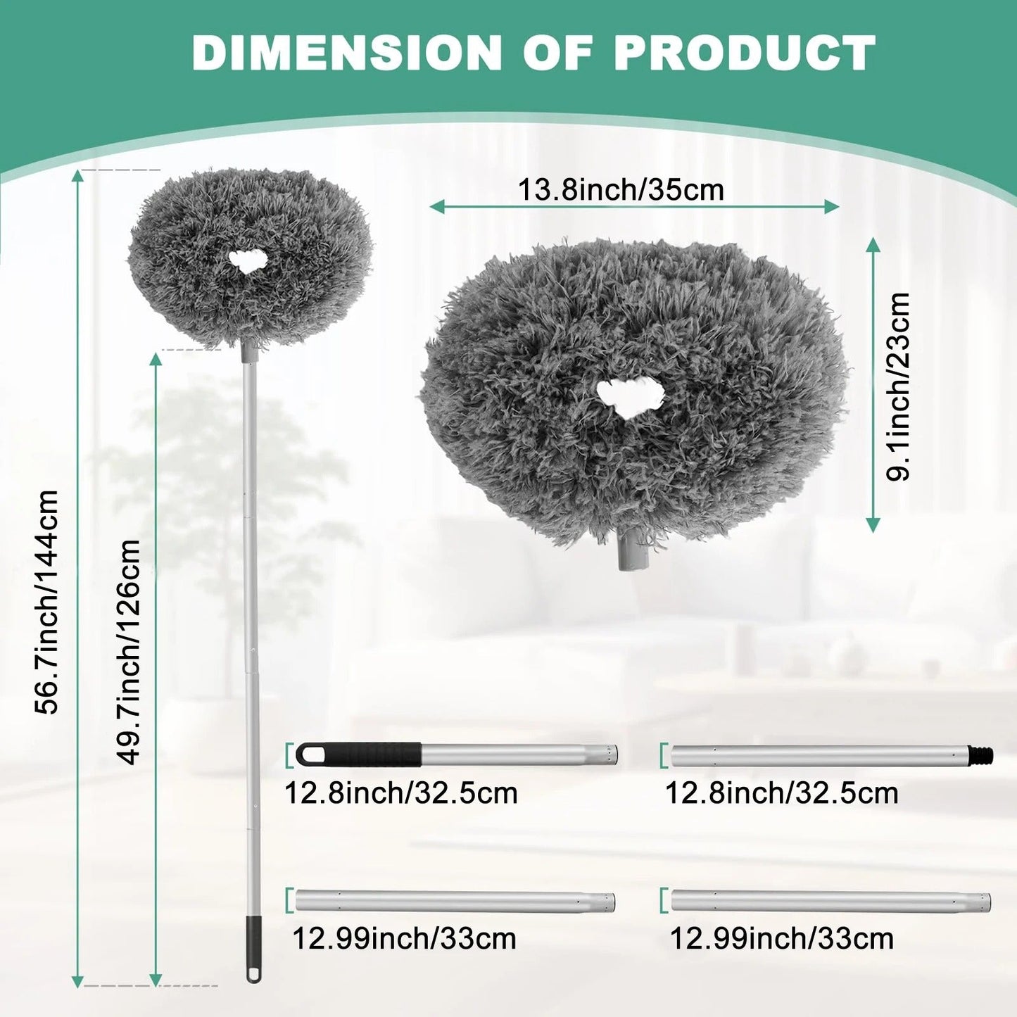 Limpiador de Ventiladores de Microfibra