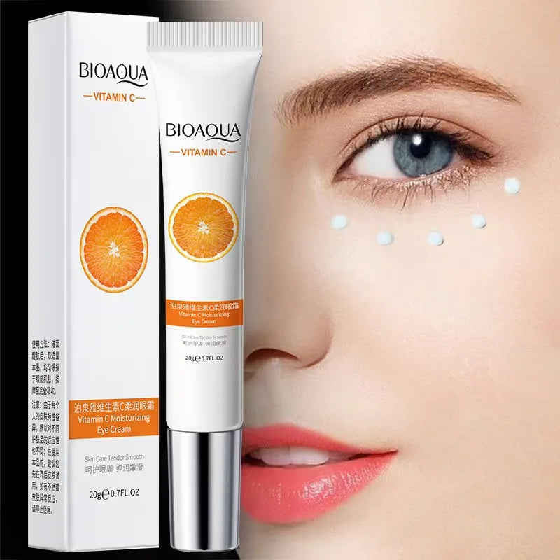 BioAqua GlowC Eye: Crema de Contorno de Ojos con Vitamina C